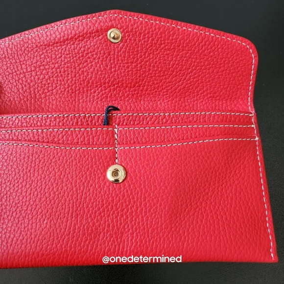 NWT Red Dooney Wallet - Picture 2 of 11
